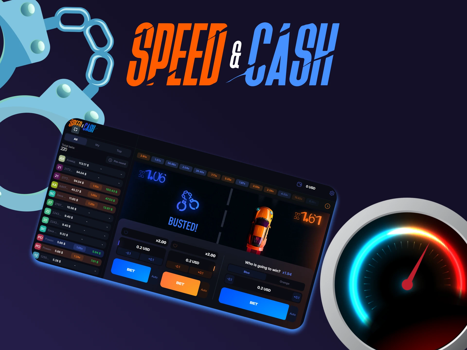 Find out if Lucky Jet is similar to Speed & Cash.