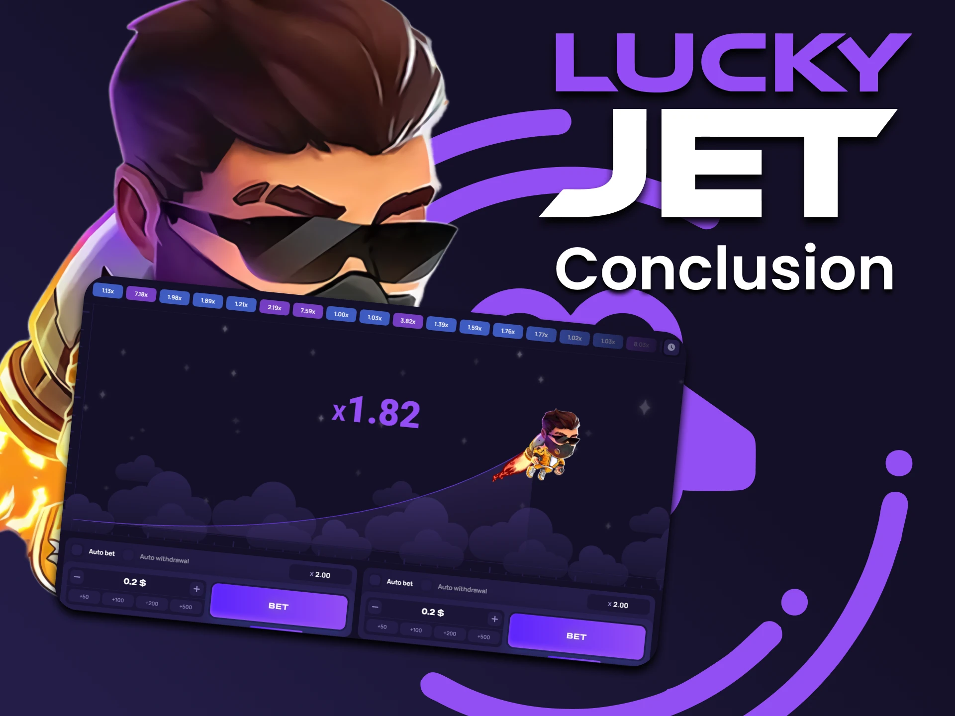 Prueba tu suerte en el juego de azar Lucky Jet.