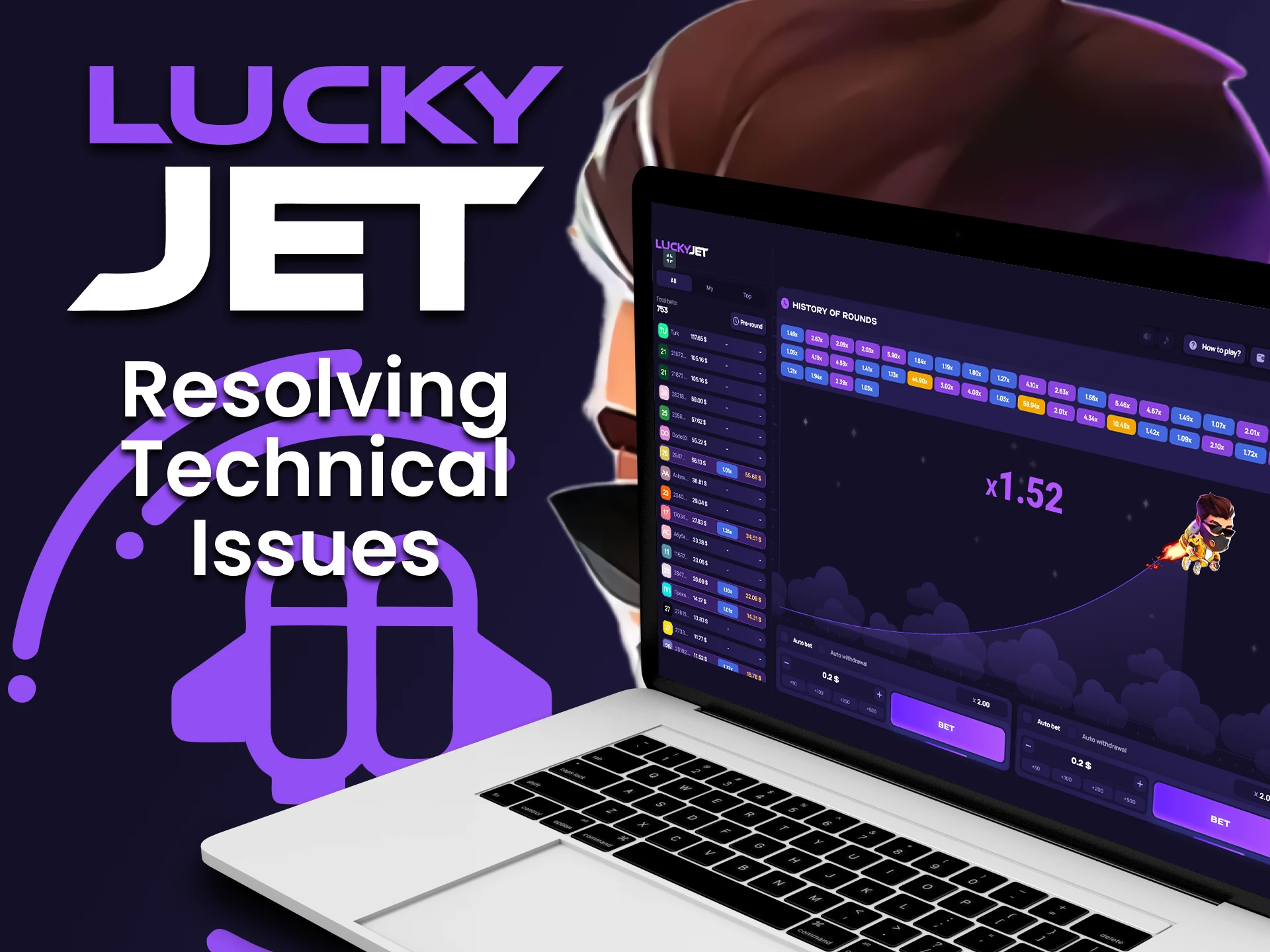 The Lucky Jet team is trying to keep the game from getting into trouble.