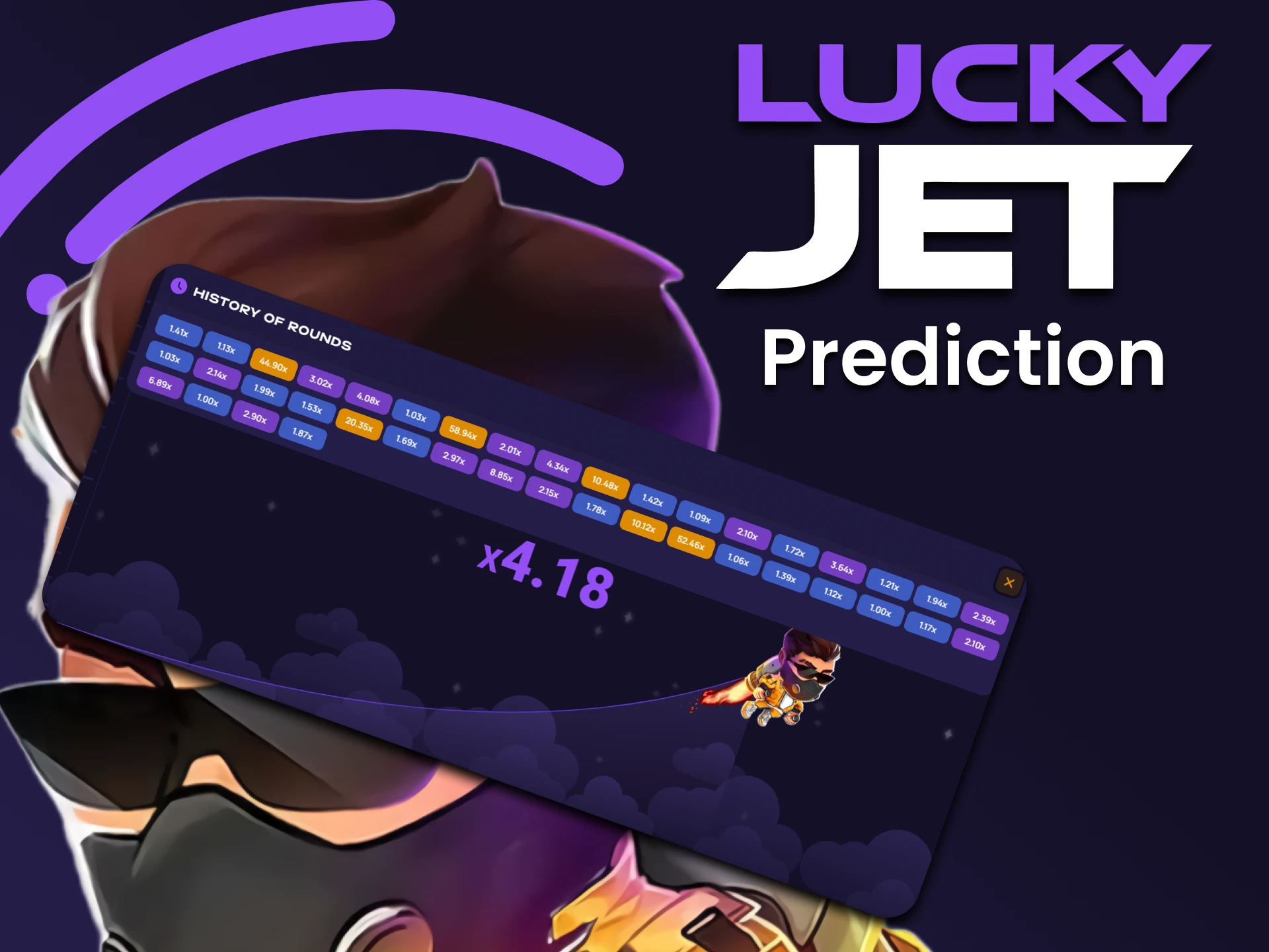 Do not try to use third party software to play Lucky Jet.