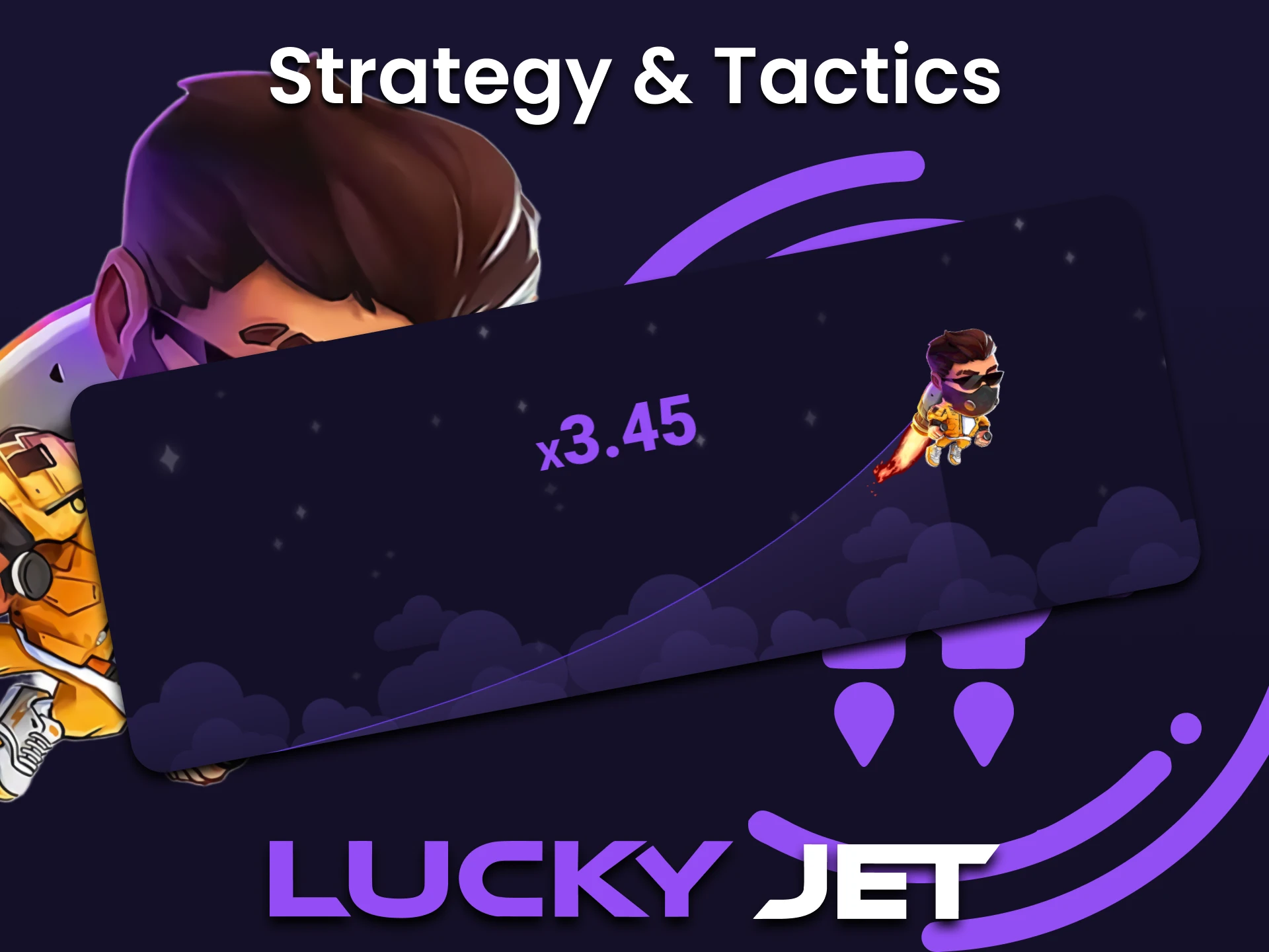 Utilisez tout votre potentiel pour gagner le jeu Lucky Jet.