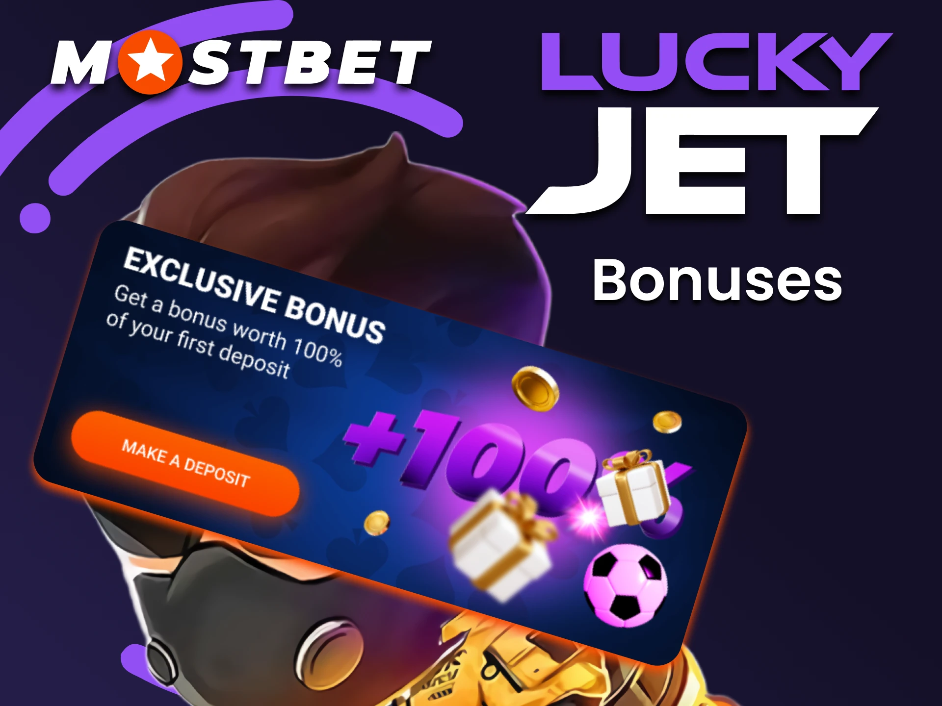 By choosing Mostbet to play Lucky Jet you will receive bonuses.