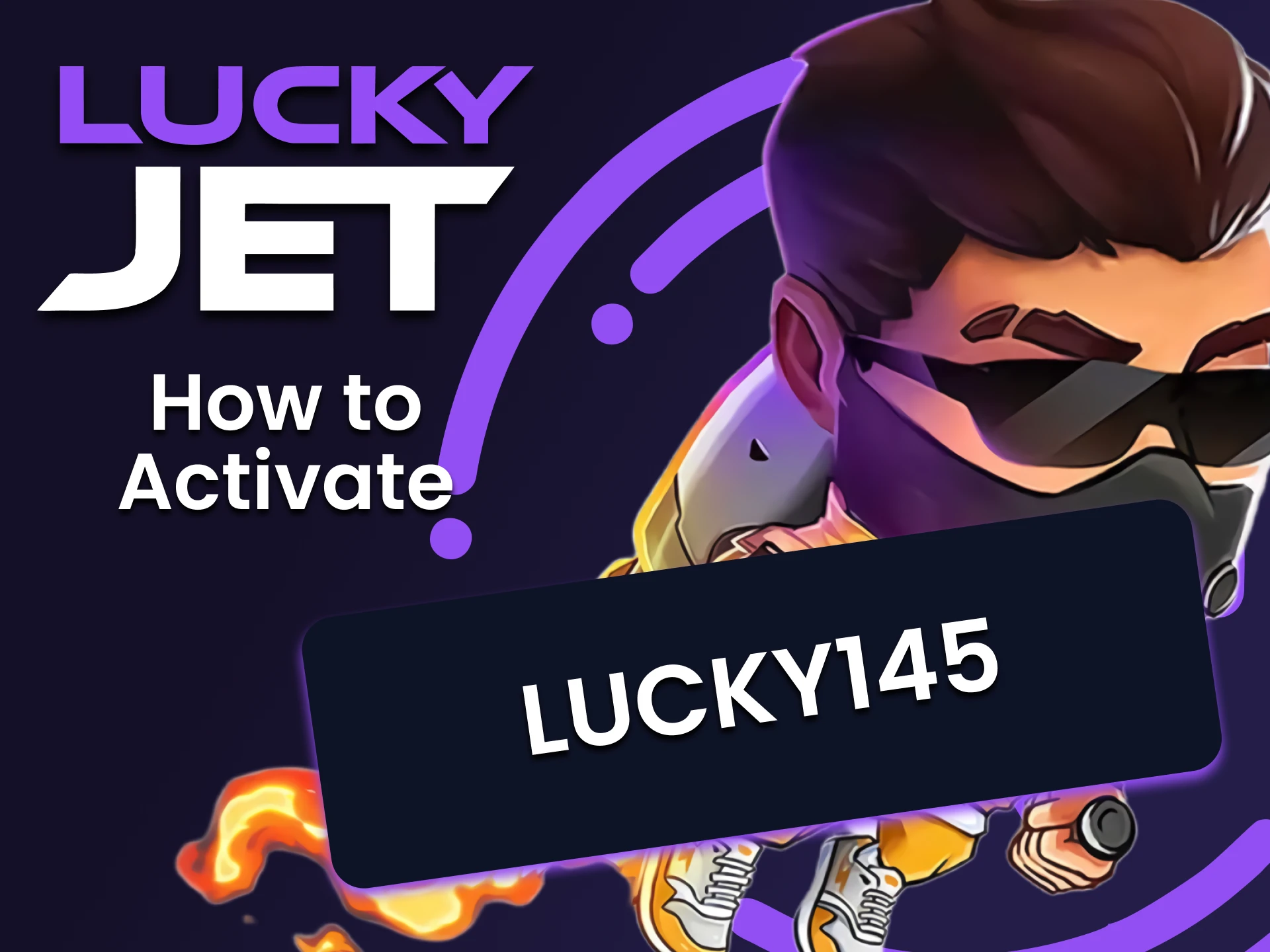 Find out the promotional code to receive a bonus in the Lucky Jet game.