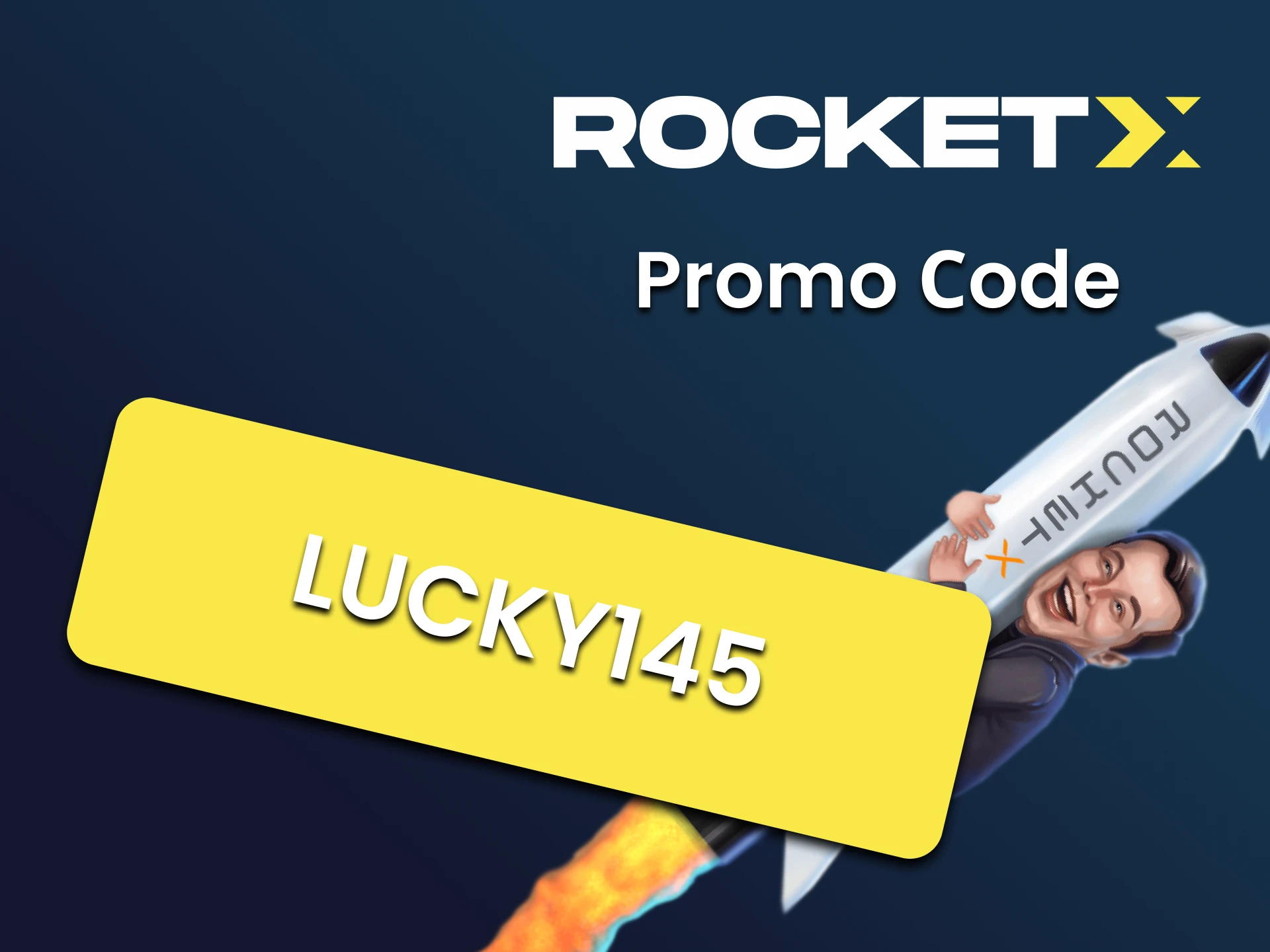 Get a bonus by entering a promo code for the game Rocket X.