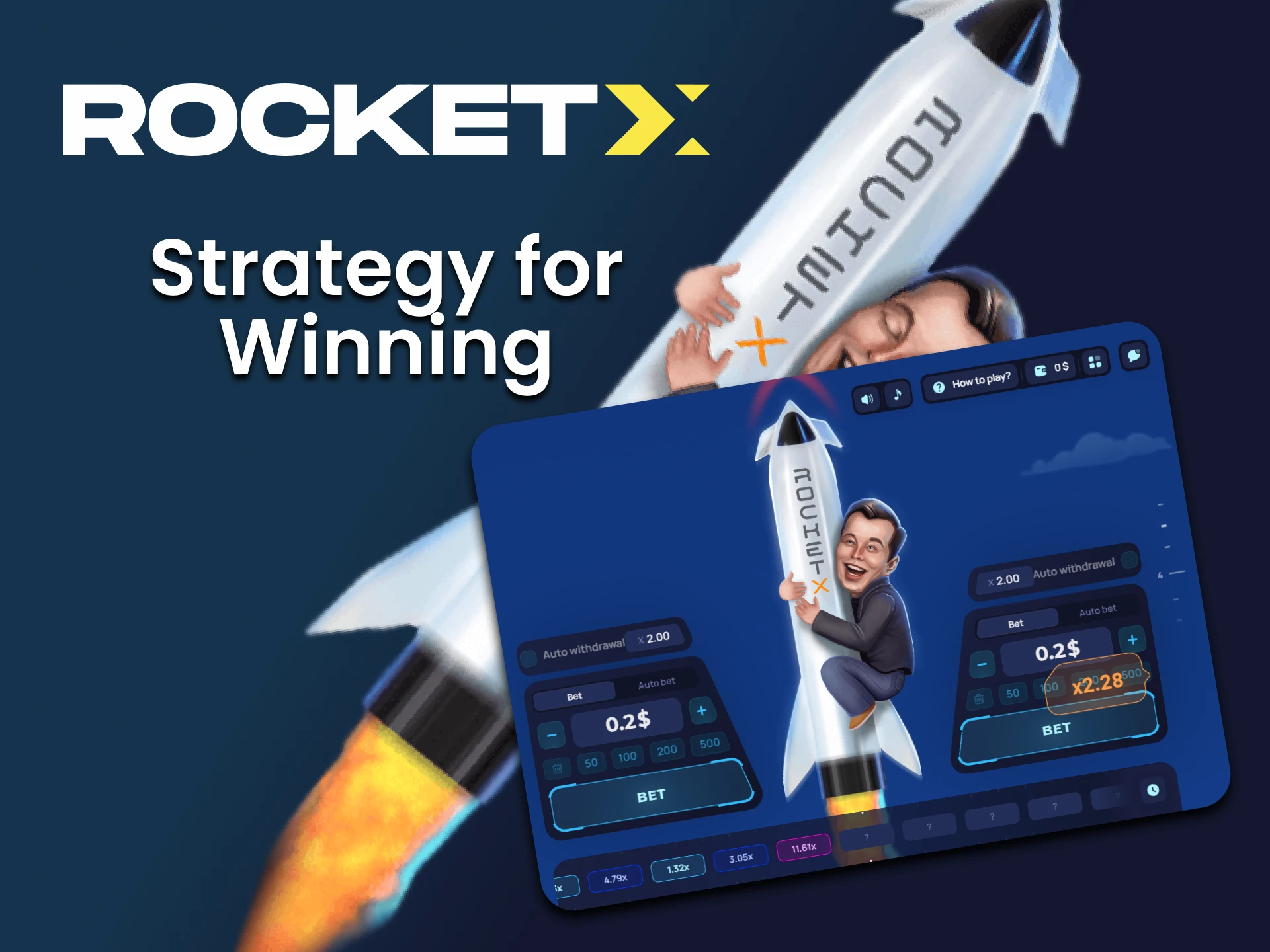 Choose the tactics that suit you in Rocket X.