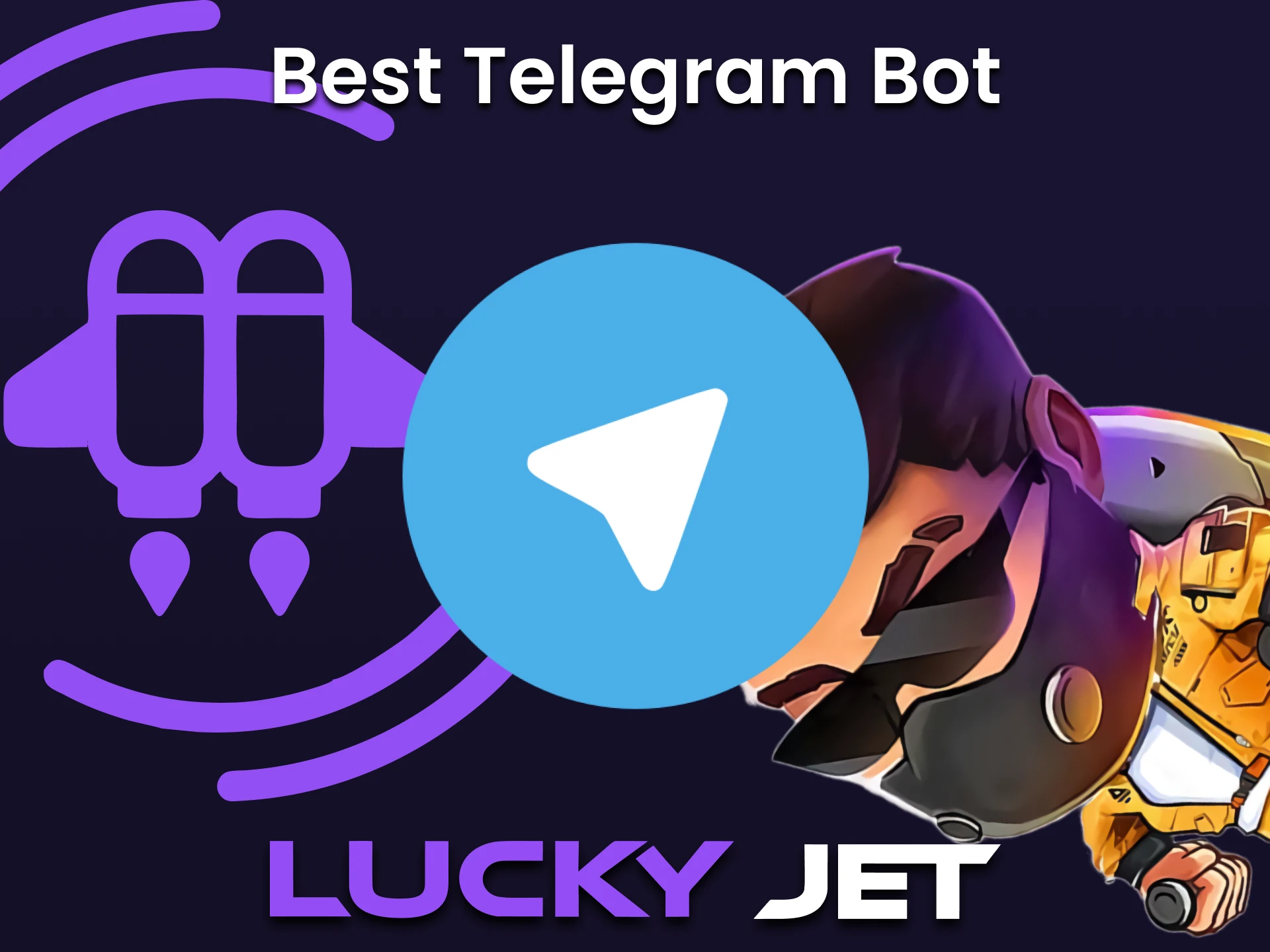 Vous pouvez utiliser le signal pour jouer à Lucky Jet via Telegram.