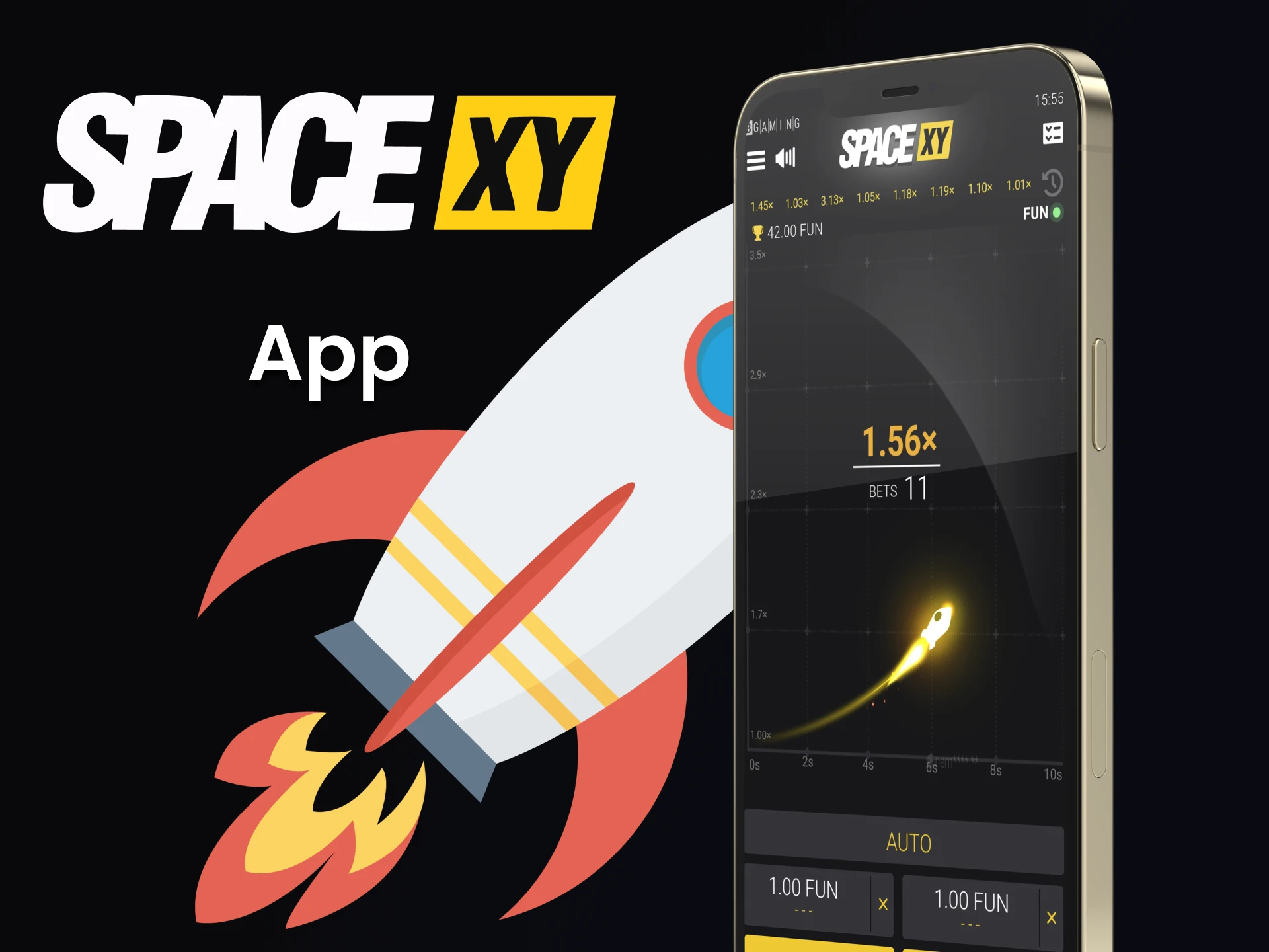 Play Space XY on your phone.