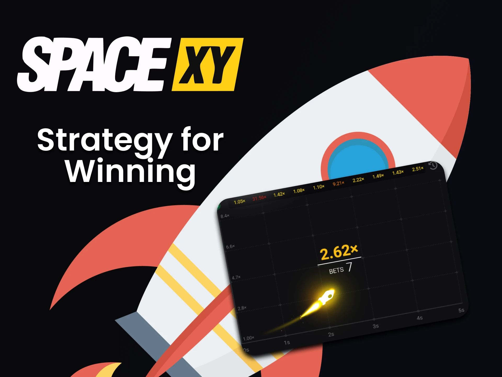 Choose the best strategy for playing Space XY.