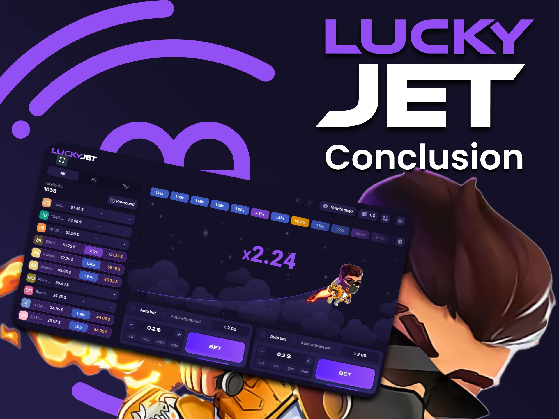 Crea tu propia estrategia para ganar en el juego Lucky Jet.