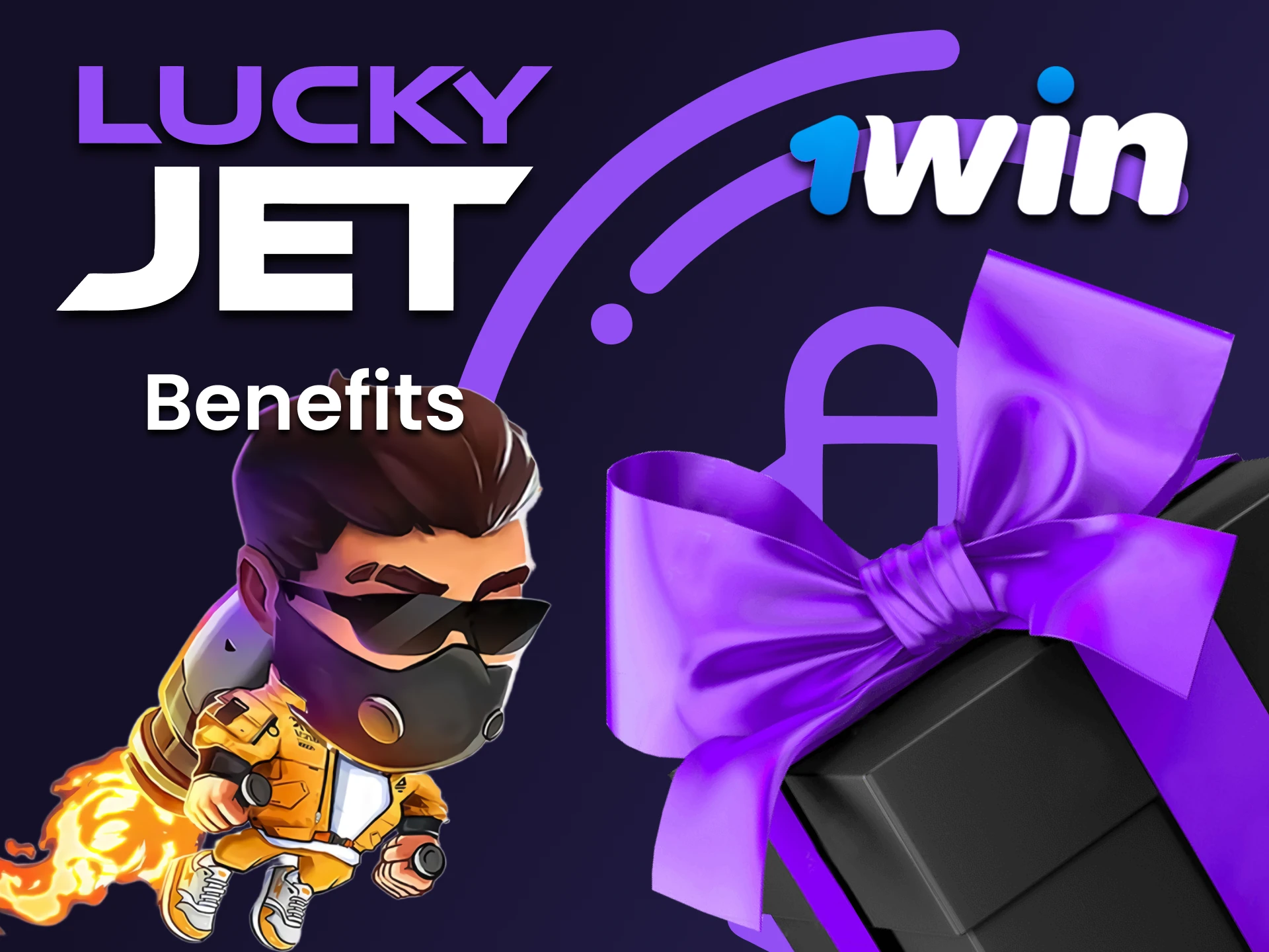 Learn about the benefits of 1win in the Lucky Jet game.