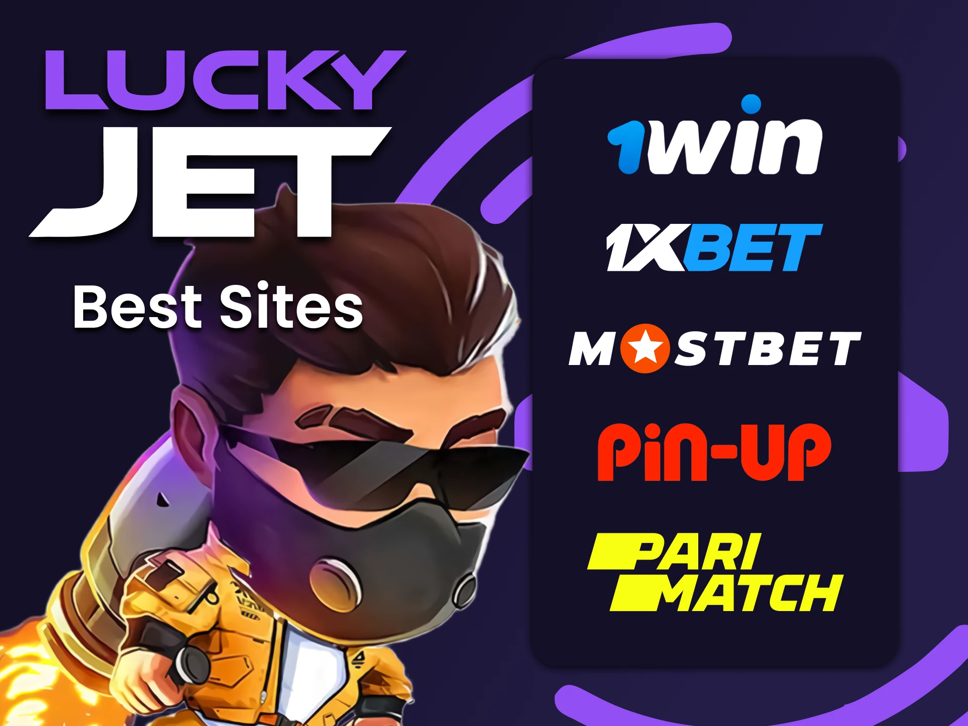 Find out about the best sites to play Lucky Jet.