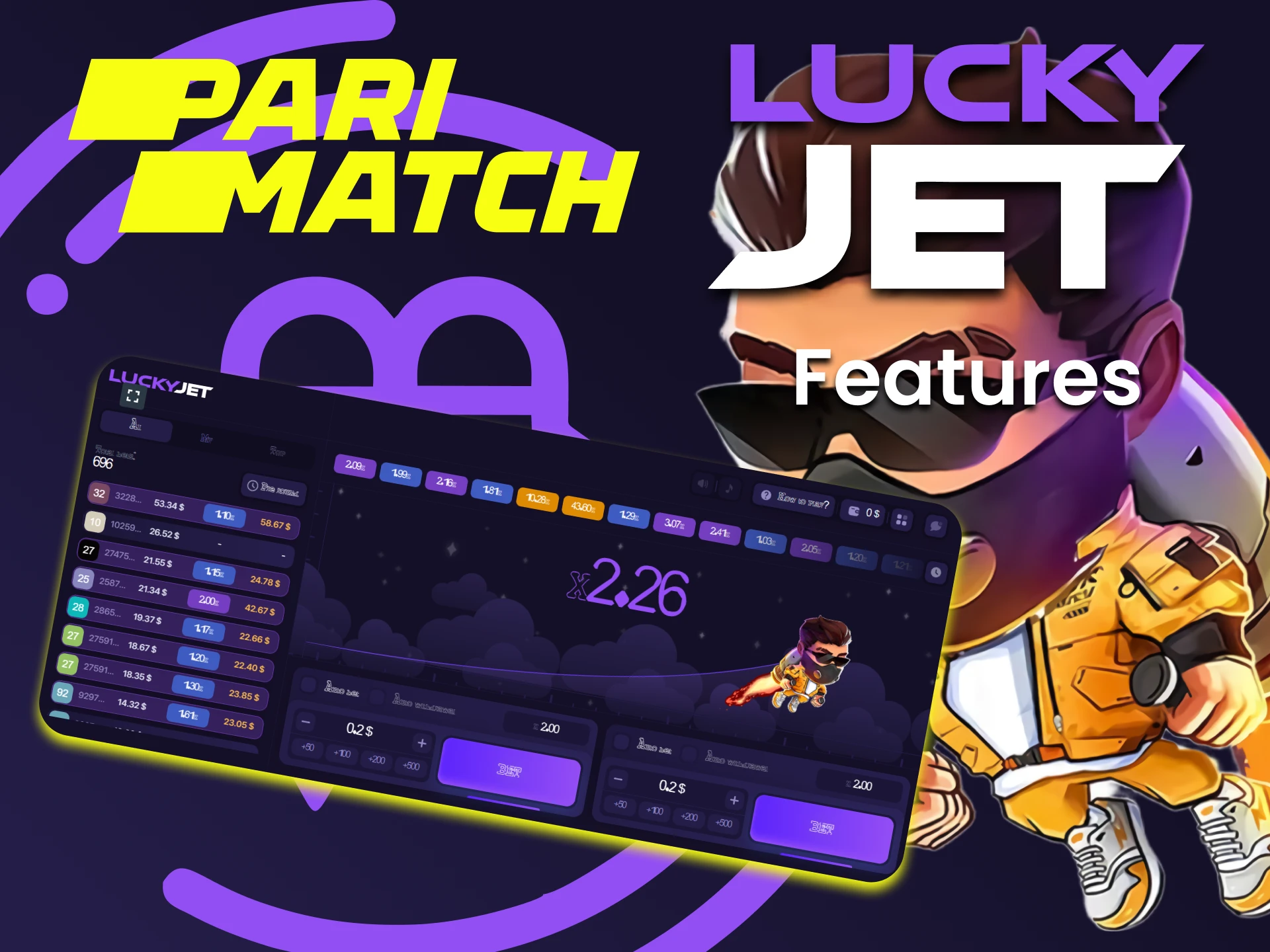 Find out about future improvements to Lucky Jet at Parimatch.