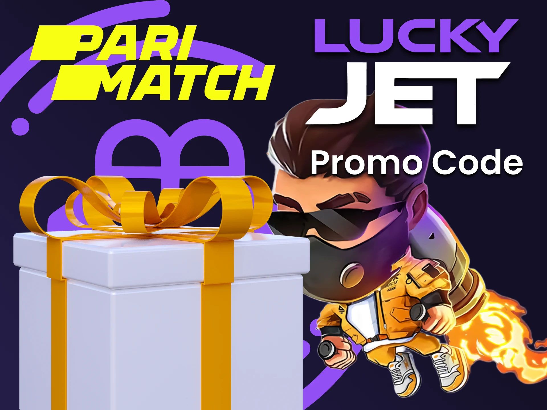Get a bonus from Parimatch by entering a promo code for Lucky Jet.