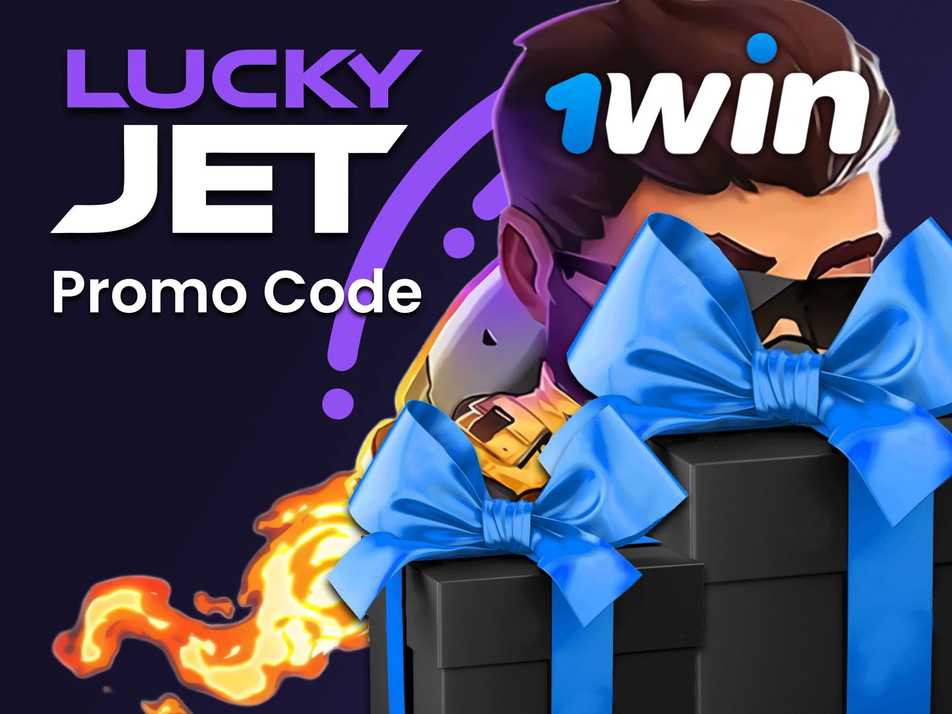 Get a promo code for Lucky Jet from 1win.