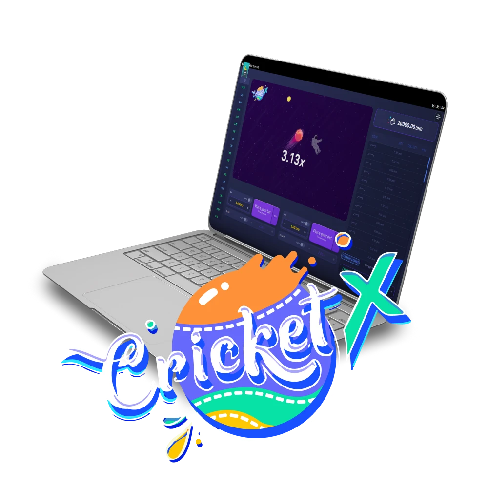 For casino games, choose Cricket X.