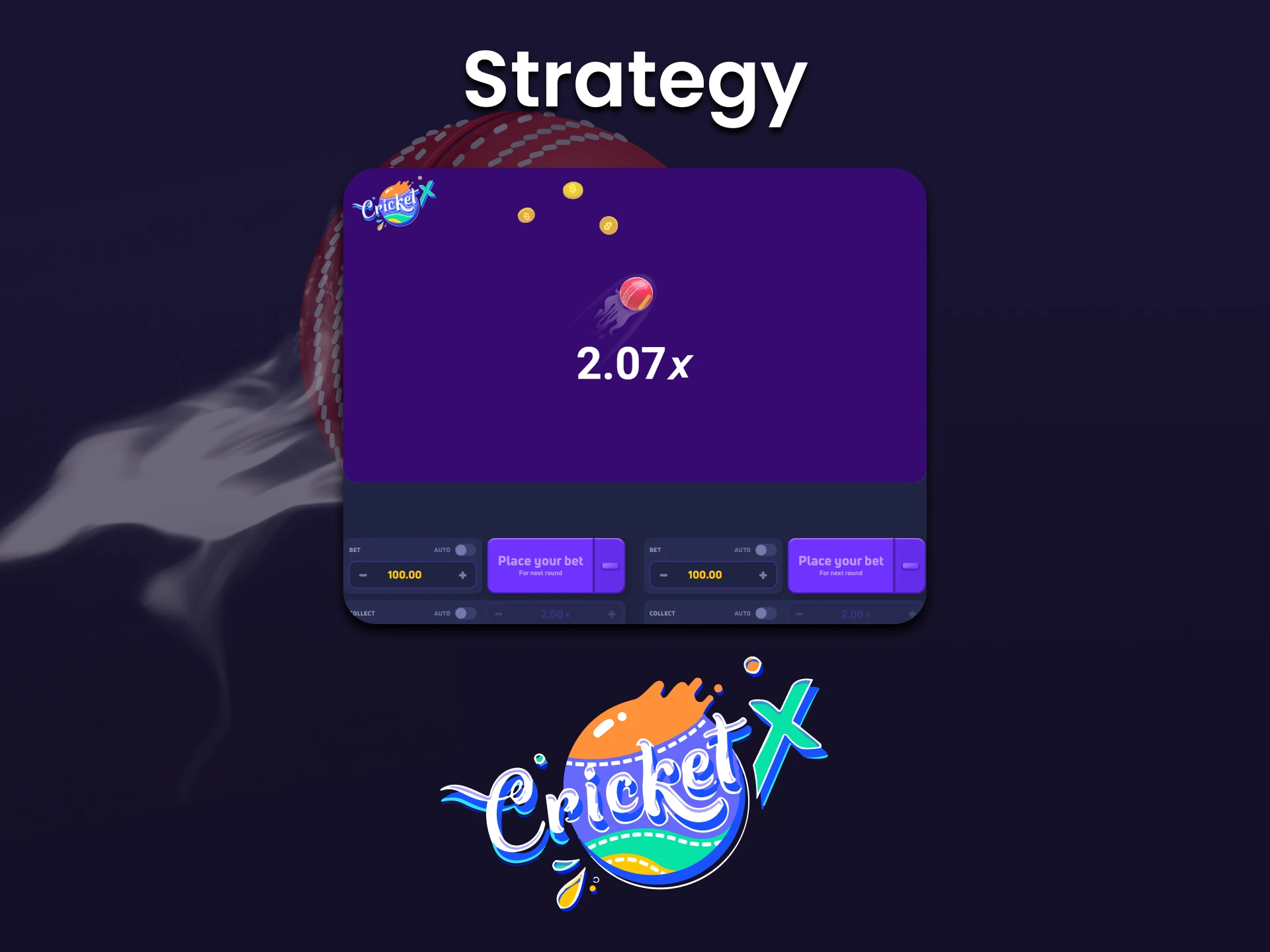 Learn winning strategies in Cricket X.