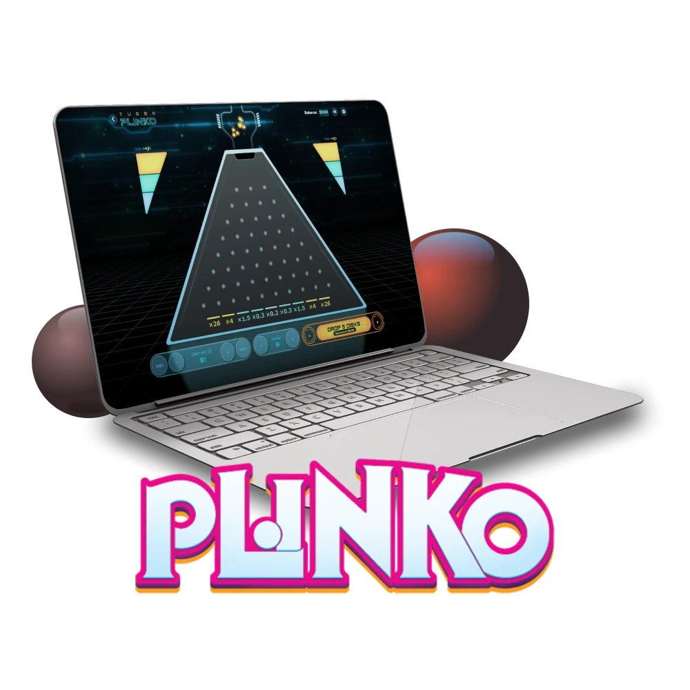 Try your hand at the game Plinko.
