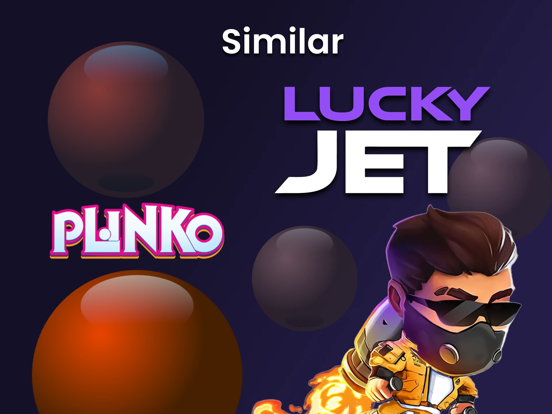 We will tell you how Plinko and Lucky Jet are similar.