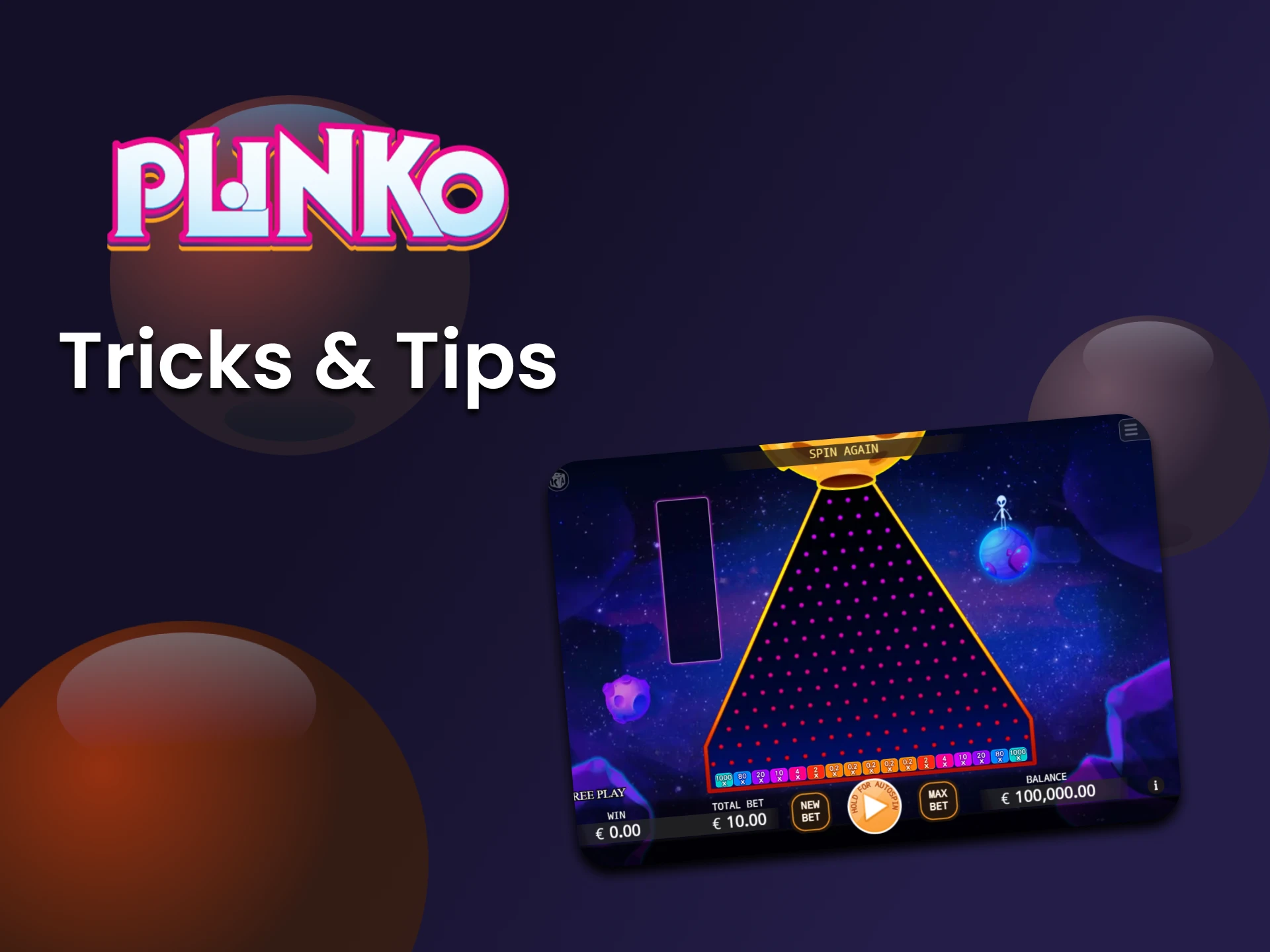Get tips for playing Plinko from players.