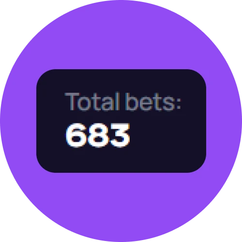 Find out the total number of bets.