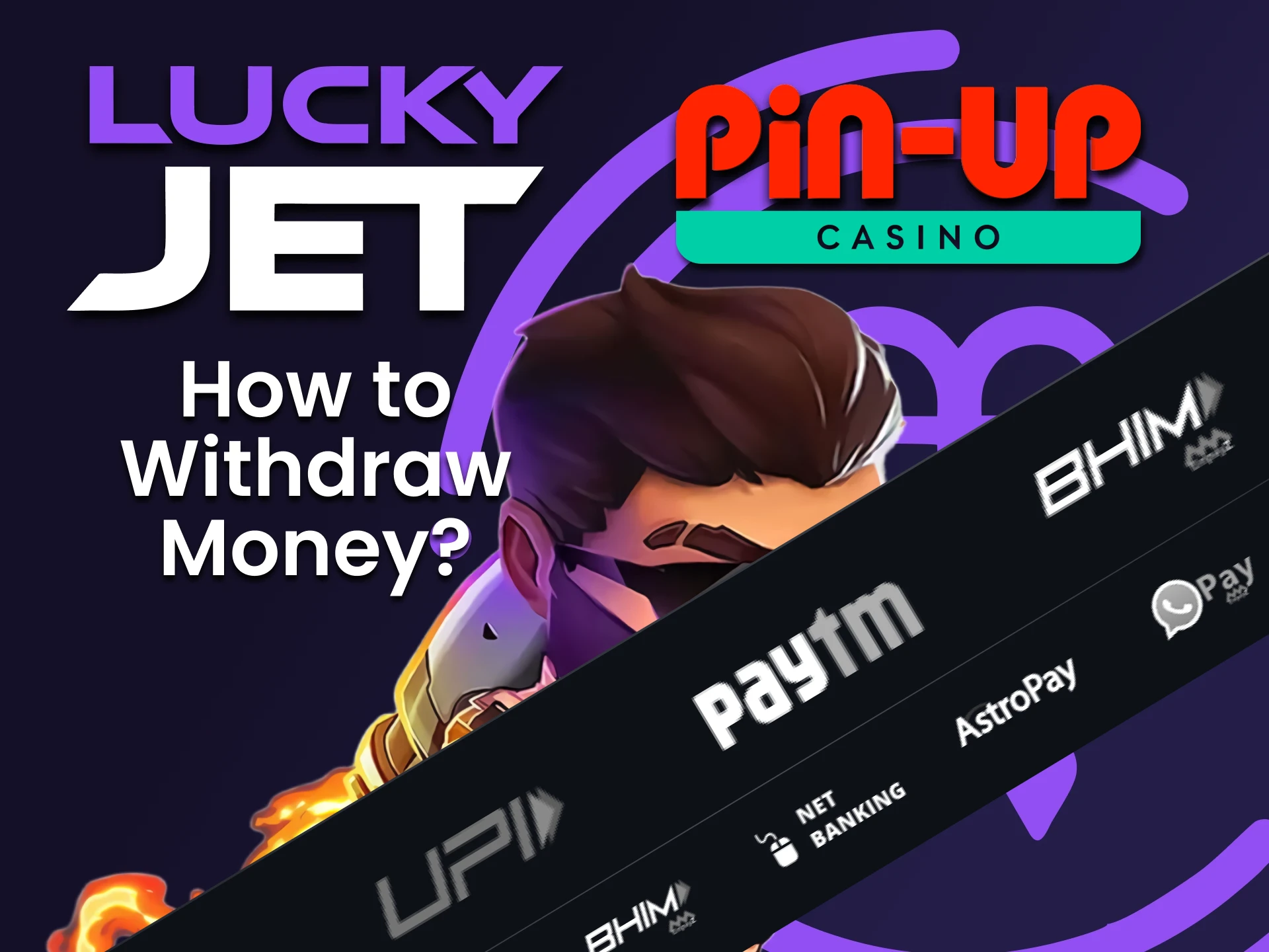 Find out how to withdraw funds for Lucky Jet on Pin Up.
