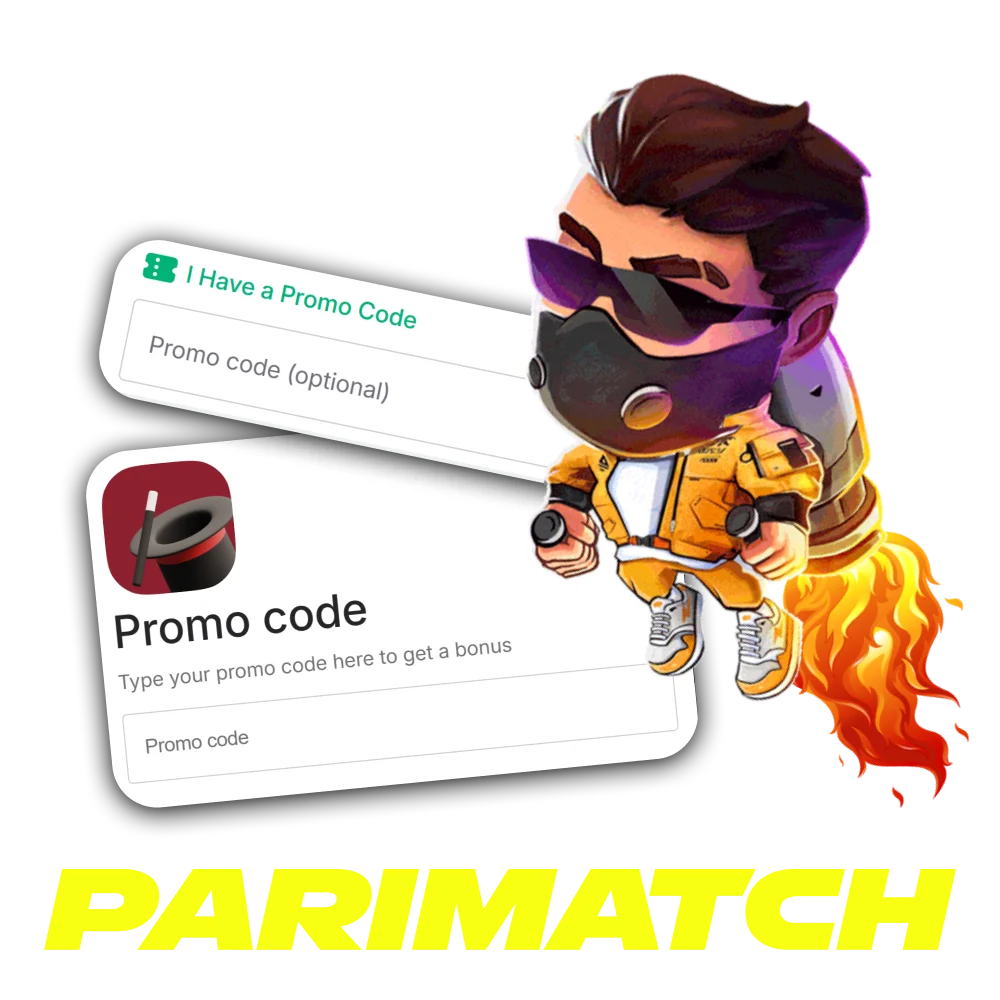 Parimatch is giving away a promotional code for a bonus in Lucky Jet.